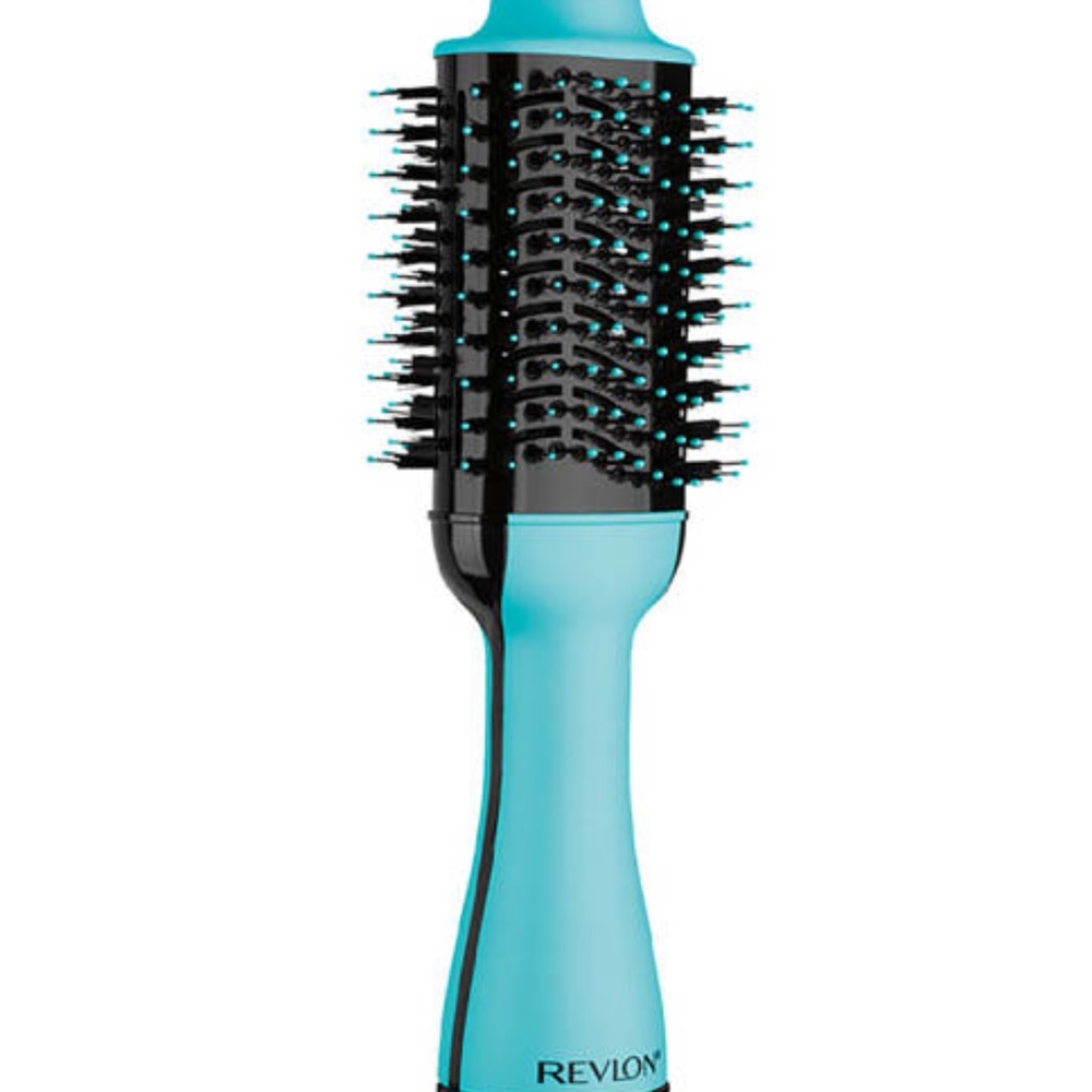 Revlon blue hair dryer hot air brush. Only used once
